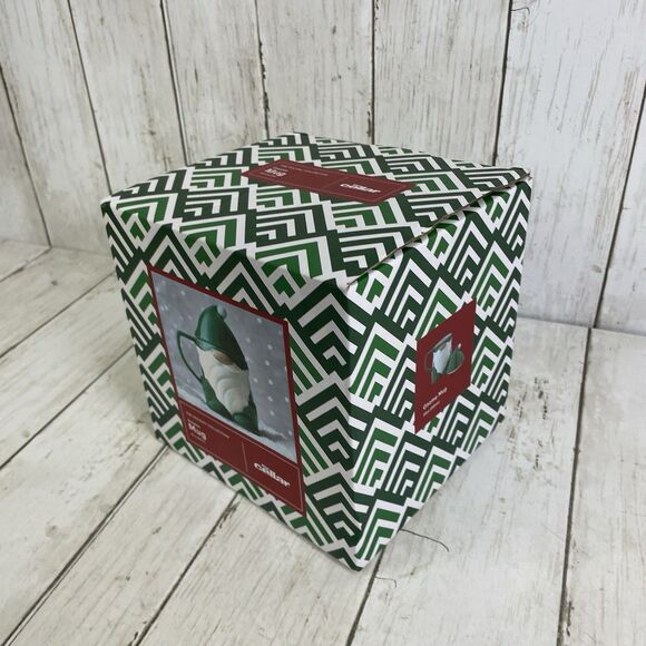 The Cellar The Holiday Collection Gnome Mug W/Lid 20 Oz New In Box - Picture 4 of 6